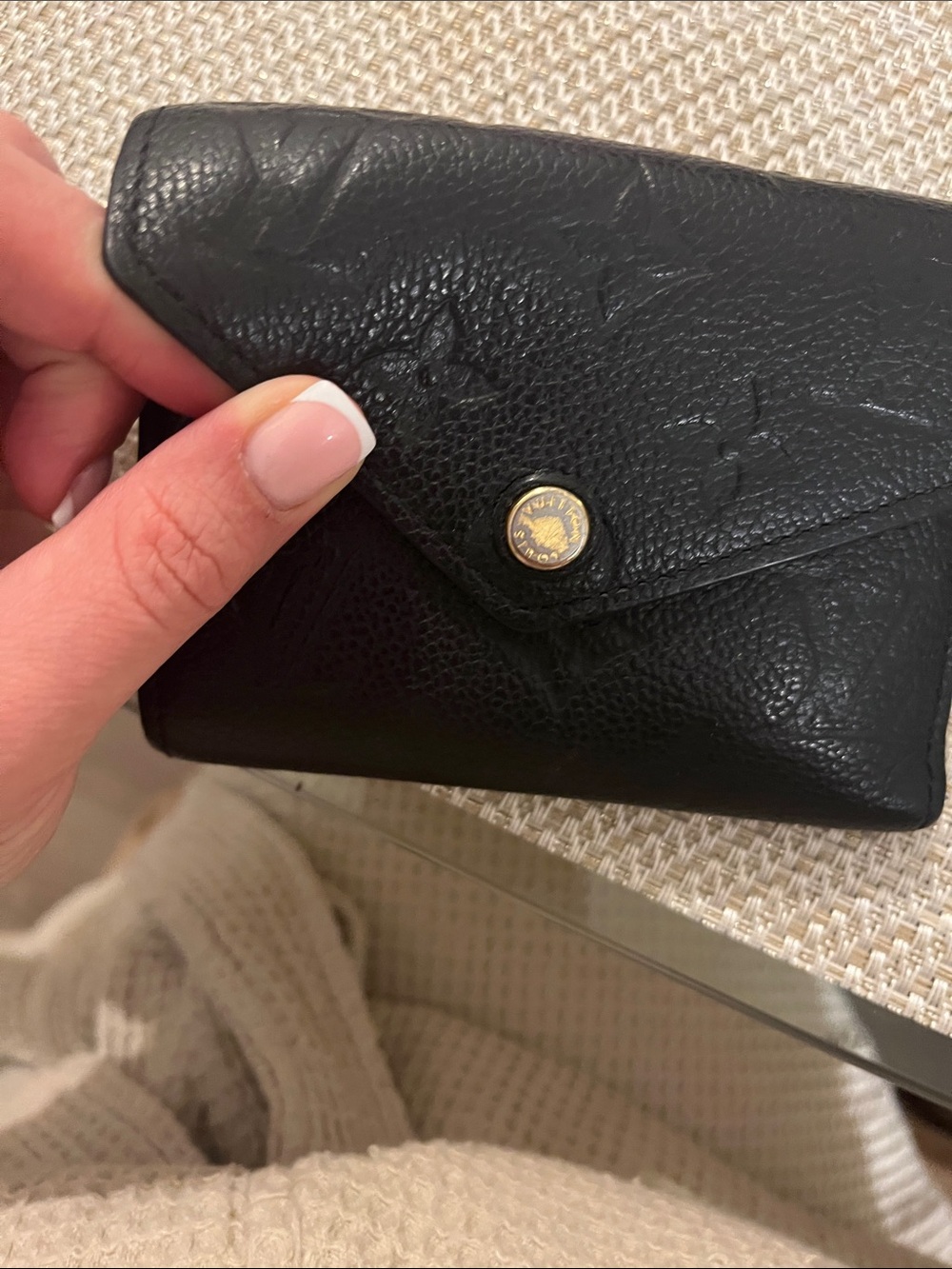 Auth Louis Vuitton Black wallet - Picture 4 of 10